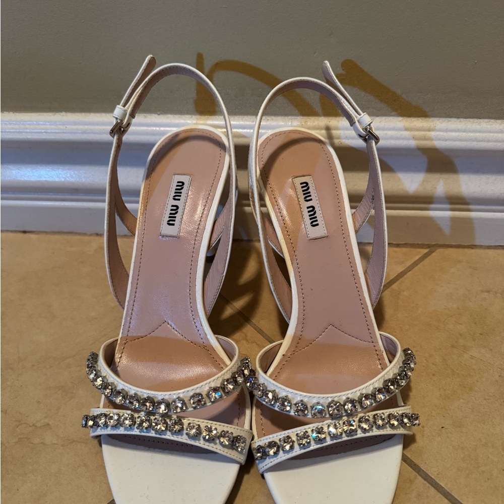 NEW AND NEVER WORN Miu Miu Heels